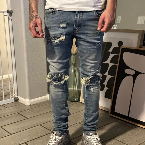 Skinny Jeans Mnml Denim Review MNML Jeans Mnml Distressed Denim